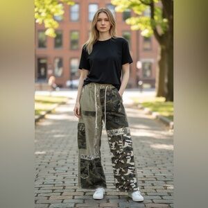 POL Camouflage Wide Leg Pants